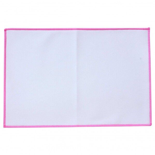 トレシー ワンコ用食器洗い クリーニングクロス フチピンク 19×13cm 1枚