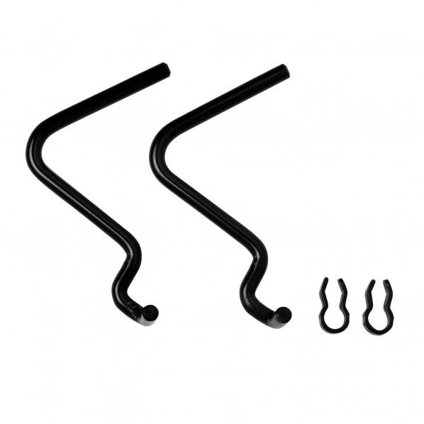 穴あきボード用 黒フック L型