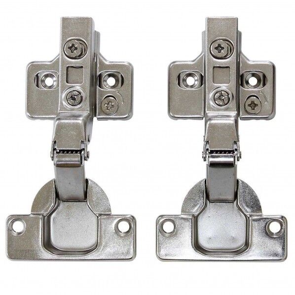 スライド丁番 キャッチ付き インセット2個セット NS-4072-2P 2個