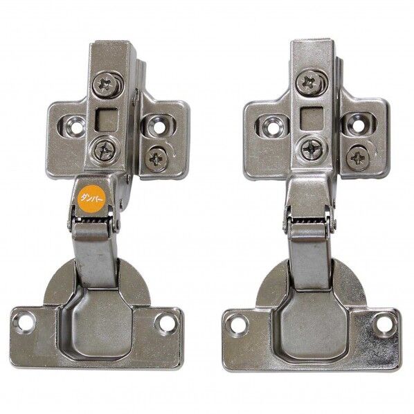 スライド丁番 キャッチ付き+ダンパー2個セット NS-4072 C+D 2個