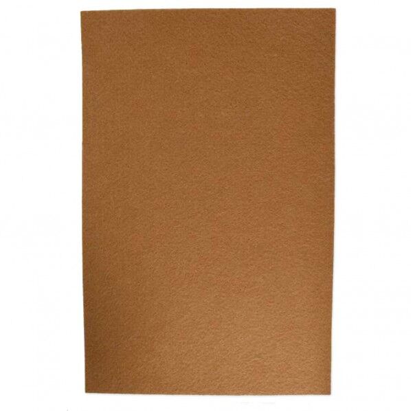 フェルトシートソフト ブラウン 2mm×300mm×195mm NFS001 1個