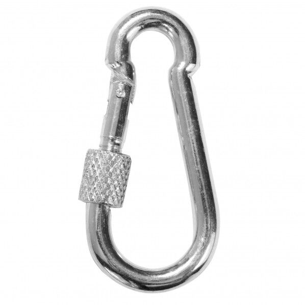 ロック付スプリングフック シルバー 15-423 1個