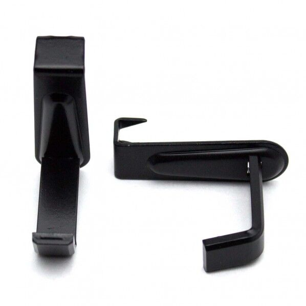 BS 特上鴨居掛 黒 サイズ30mm Y7124-2 2個