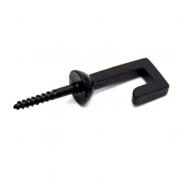 額用木部吊金具 ネジ足二重折釘 小 黒 a21mm✕b9mm✕c9mm✕d26mm✕e13.3mm Y7031-2 2個