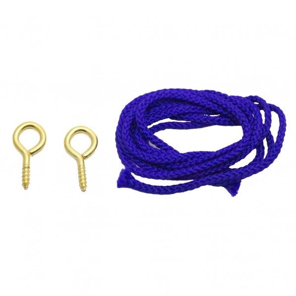 額用吊紐(丸細) 紫 800mm Y7531-2 1セット