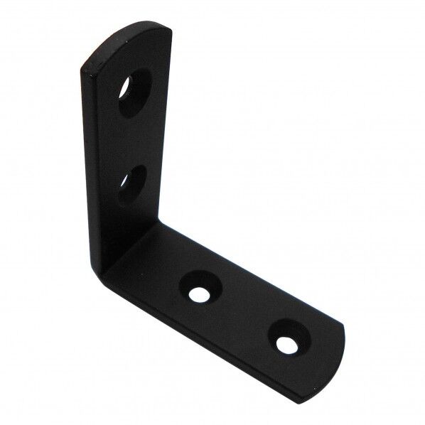 黒 アングルR-II 黒 サイズ50X50mm S-10 1個