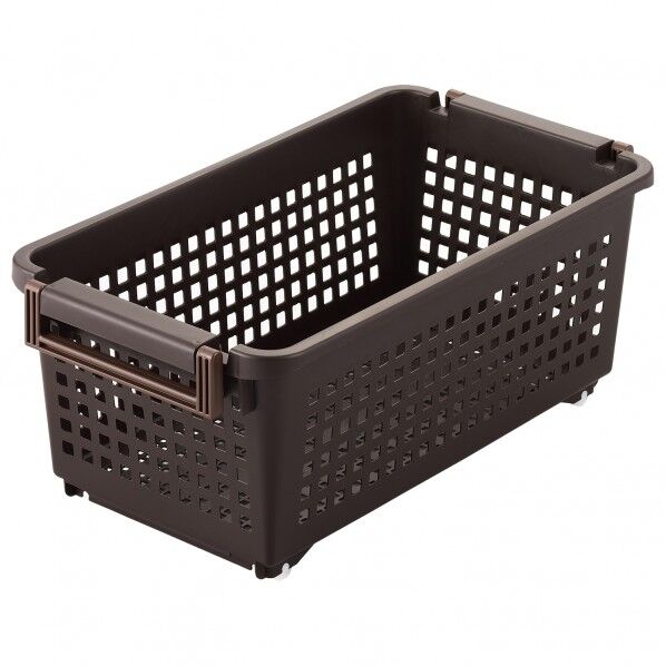 Free storage ハンディーバスケット ブラウン スリム MA-2241 1個