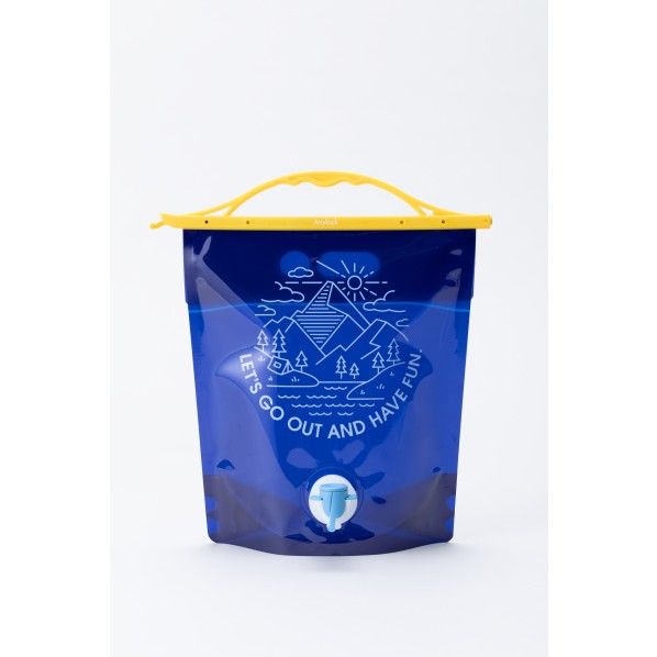 ウォッシャブルウォーターバッグ マウンテンブルー 420×270×55mm 3L WWB-3MB 1個