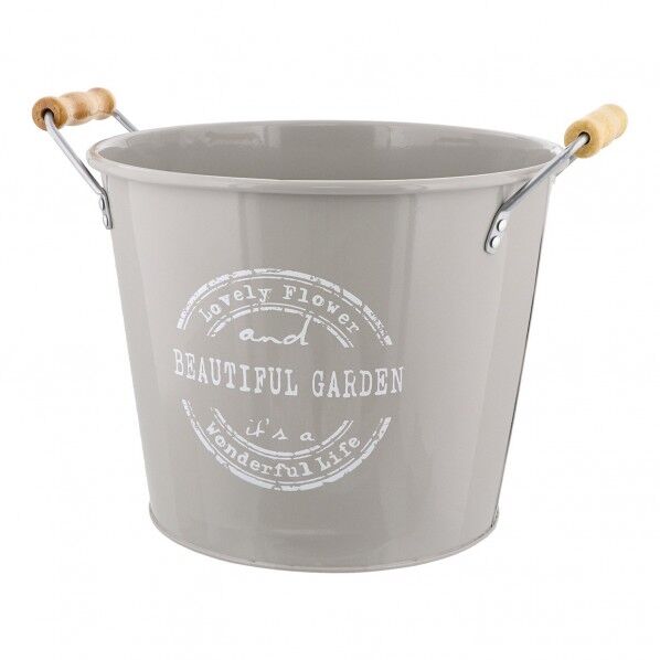 ボタニカルインテリア バスケット ビューティフルガーデン グレー S NE-157 1個