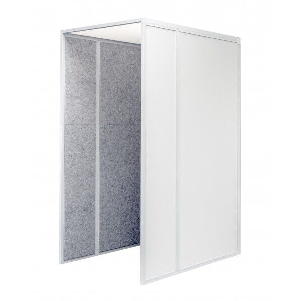 吸音ブース ホワイト W900×D1300×H1900 GTEC117 1個