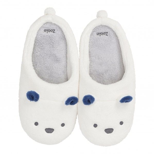carari 吸水 アニマル スリッパ シロクマ 幅29×奥行11.5×高さ6cm 1個