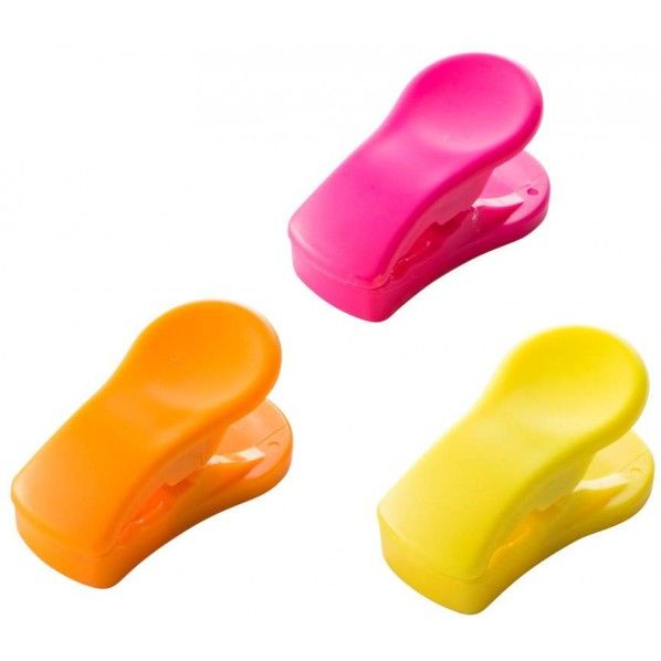 クリップス マグネットクリップ 幅2×奥行1.9×高さ4cm 3個