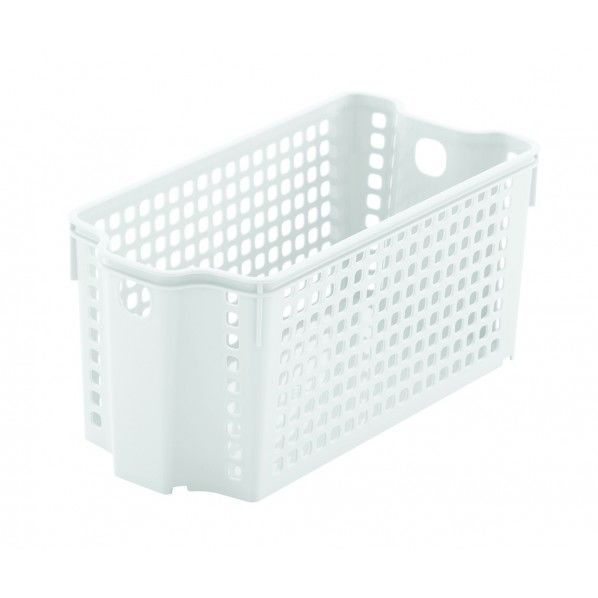 スタックカーゴ スリムミニ 深型 ホワイト 幅13.4×奥行28×高さ12.5cm F2529 1個