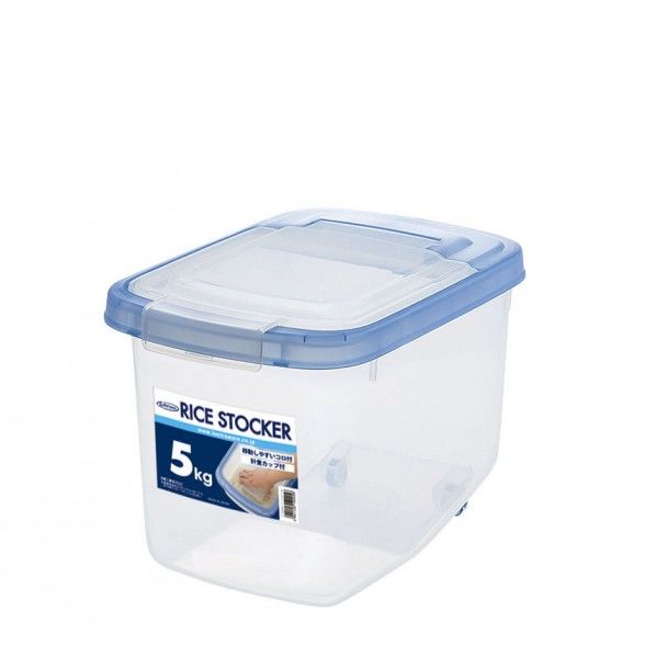 ラストロウェア スライド米びつ5型 幅20×奥行29.5×高さ20.5cm 6.8L B-1900PN 1個