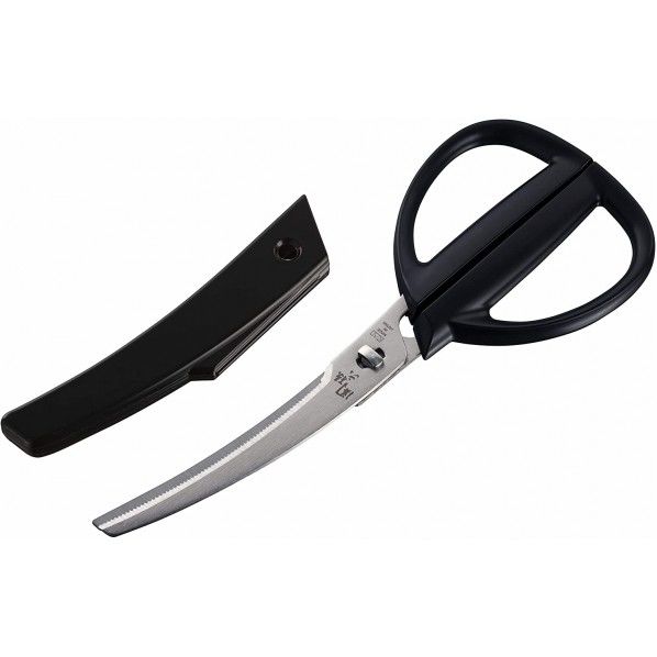 カーブキッチン鋏 キャップ付 242×15×93mm #000DH3347 1個