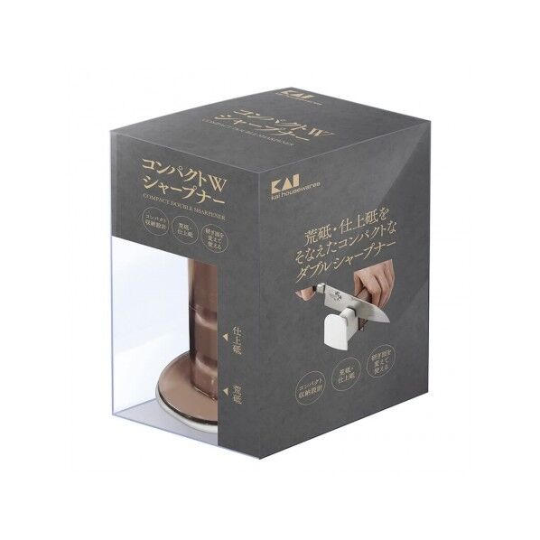 コンパクトWシャープナー 120×75×65mm #000AP0538 1個
