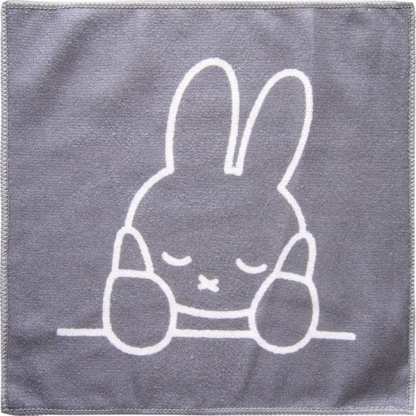 Dick Bruna マイクロファイバーふきん ほおづえミッフィー 幅30×奥行30×厚さ0.2cm 3枚