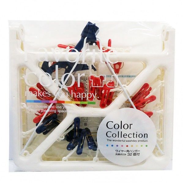 カラーコレクション ワイヤー角ハンガー OLP 幅35×奥行61×高さ34cm 88650 1個