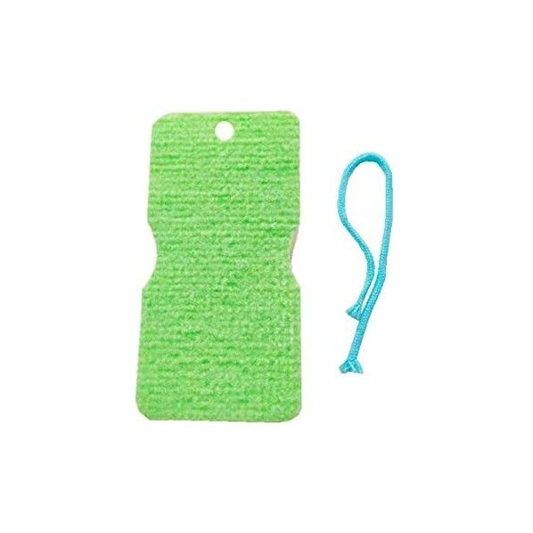 アクリルバススポンジ グリーン 幅8.5×奥行16×高さ5cm S-2 1個