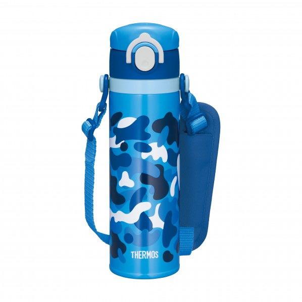 真空断熱キッズ携帯マグ ブルー 幅8×奥行7.5×高さ23cm 500ml JOI-500 1個