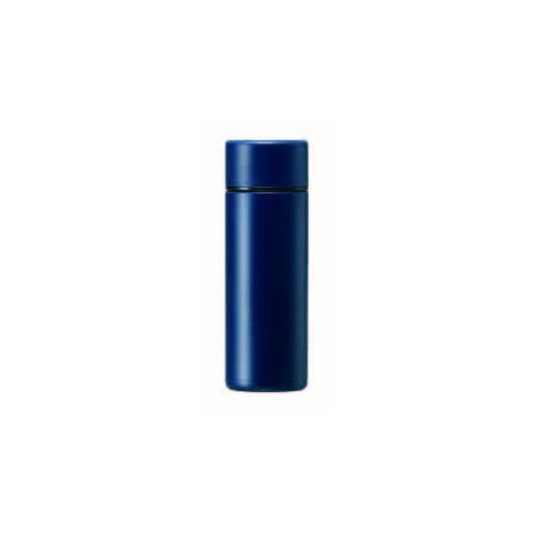 ステンレスマグボトル ネイビー 直径4.5×高さ13.5cm 120ml F-2628 1本