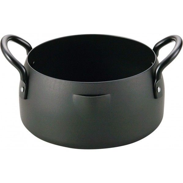 匠弥 鉄 共柄天ぷら鍋 幅19.5×奥行16×高さ9.8cm TY-042 1個