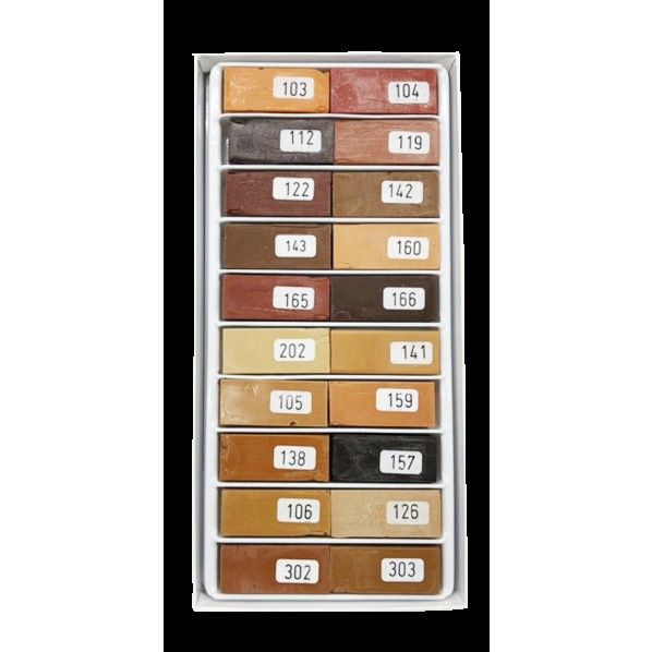 ハードワックスPLUSミディアム・ダーク20色セット 4129-9021 1セット