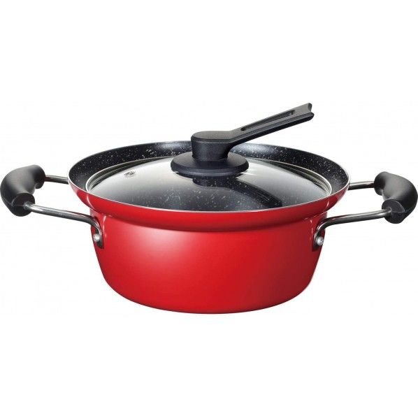 にこみーな IH対応 フチ付き 両手鍋 35×23.9×15.6cm 3.1L RB-1695 1個