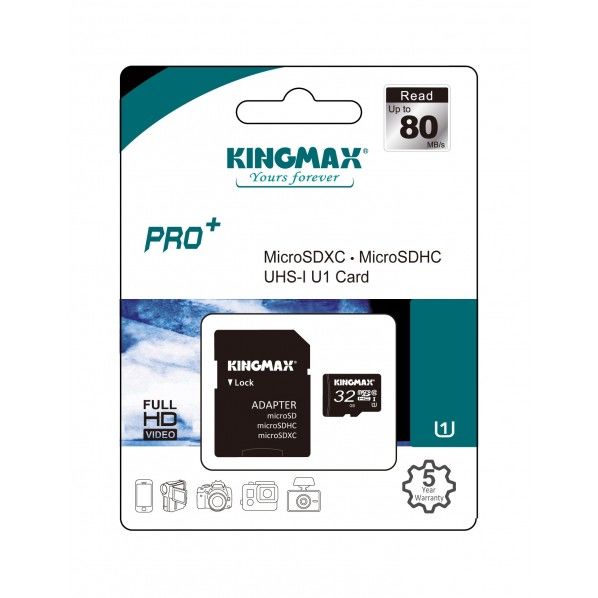 MicroSDHC UHS-1 32GB (1年) Pro