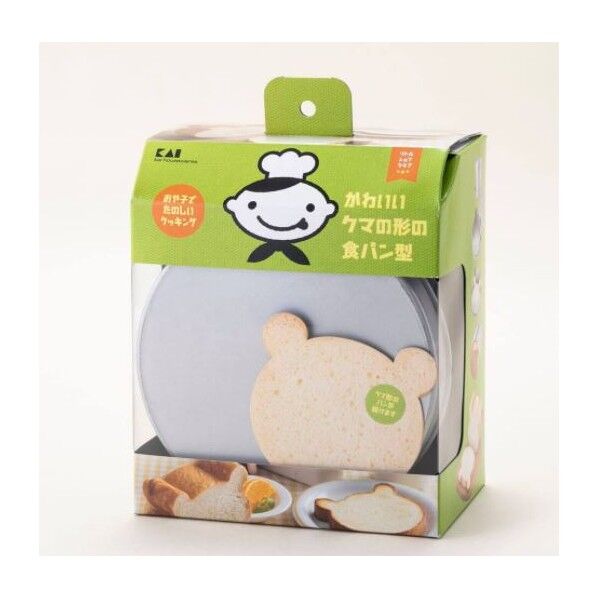 食パン型 クマ 210×155×100mm 000DL7221 1個