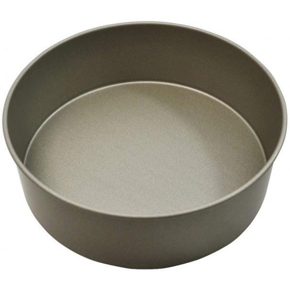 お手入れラクラク加工のホールケーキ型 18cm 190×190×60mm DL6105 1個