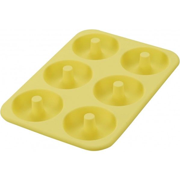 シリコーンドーナツ焼き型 6個取り (ベーシック) 260×180×34mm DL6244