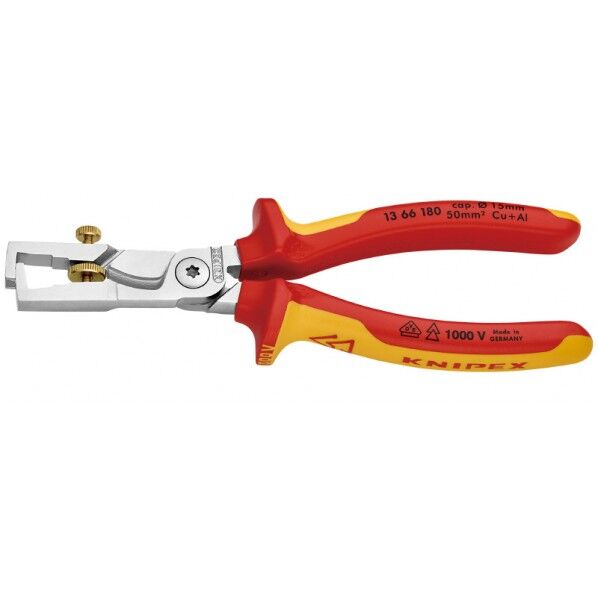 絶縁カッティングストリッパー 180mm 1366-180 1丁