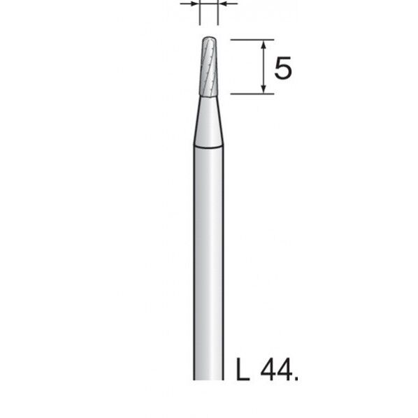 ミニモ 超硬カッター スパイラルチップブレーカーカット Φ1.8 BC1175 1