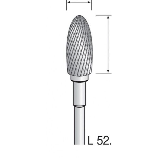 ミニモ 超硬カッター ファインクロスカット Φ6