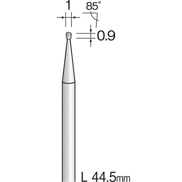 ミニモ 超硬カッター ストレートカット Φ1.4