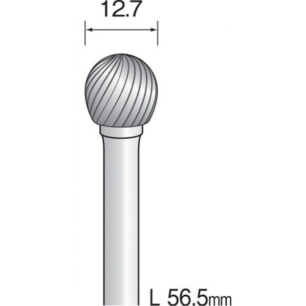ミニモ 超硬カッター スパイラルカット Φ12.7