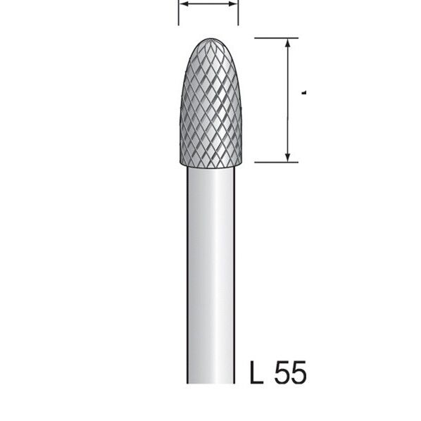 ミニモ 超硬カッター クロスカット Φ7.7