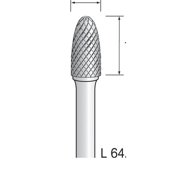 ミニモ 超硬カッター クロスカット Φ9.5