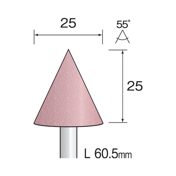 ミニモ PAピンク砥石#120 Φ25 (10本入)