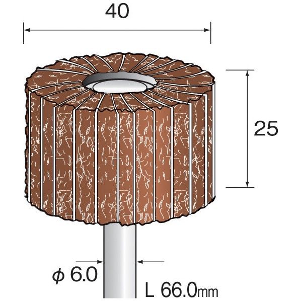 クッションサンダー サンドペーパー入り放射タイプ
