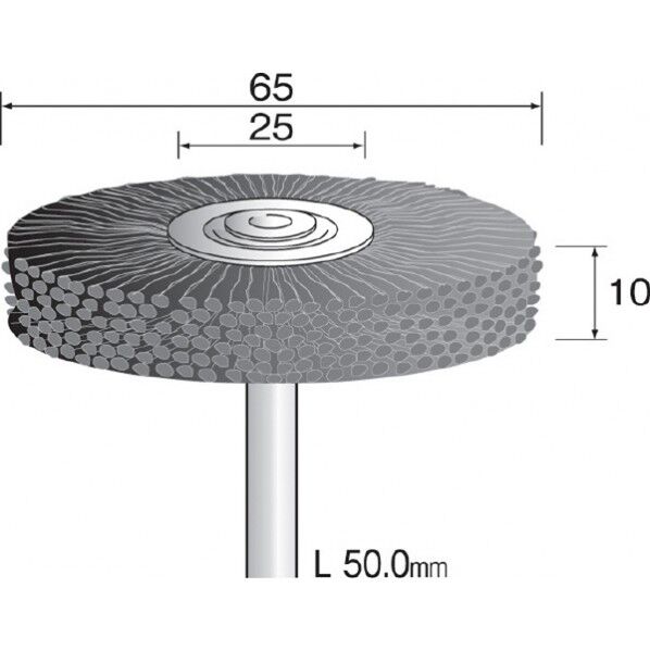 C砥粒入りナイロンブラシ ホイール
