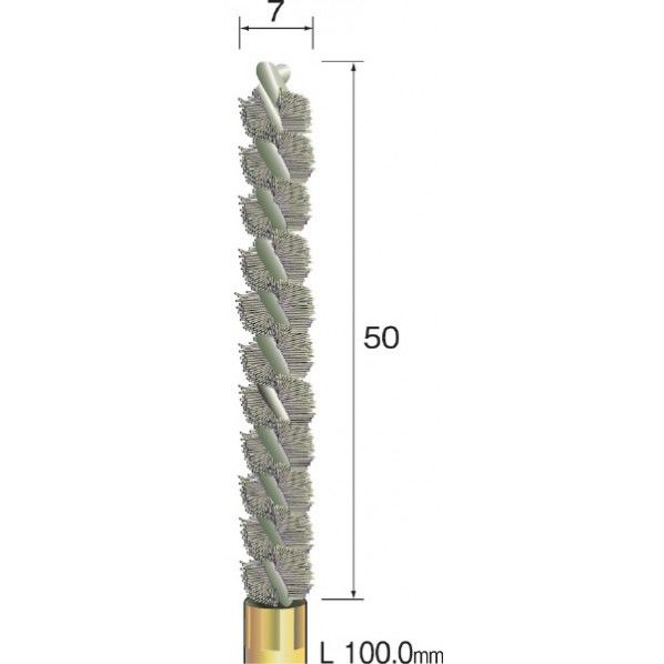 スパイラルホールブラシ 真鍮