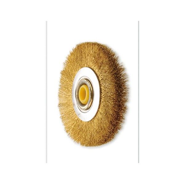 ミニモ　ブラシホイール　真鍮ミニモ　ブラシ　φ５１　（３個入）