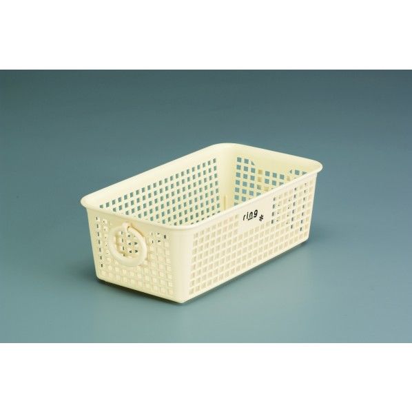 リングバスケット525 長角 ホワイト #4525 1個