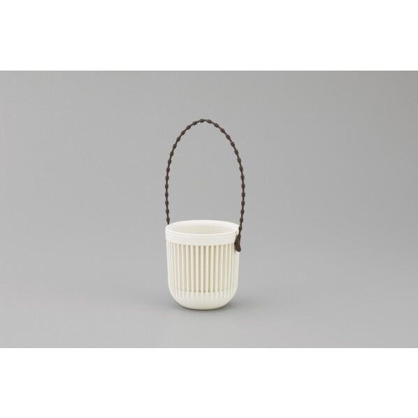 吊り鉢 ミニ ホワイト #7075 1個