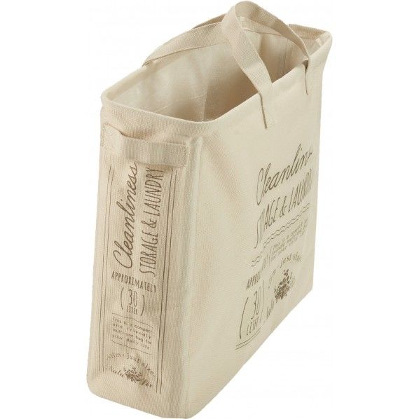 リシェ ランドリー バスケット アイボリー M 約30L 1個