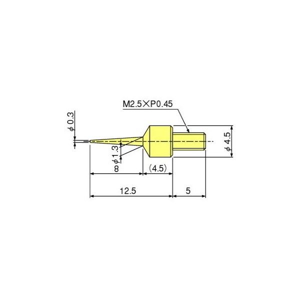 ダイヤルデプス用測定子(DM250) ZS-518 1個