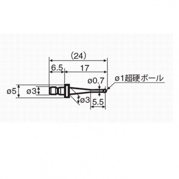 RONDCOM用測定子 小穴