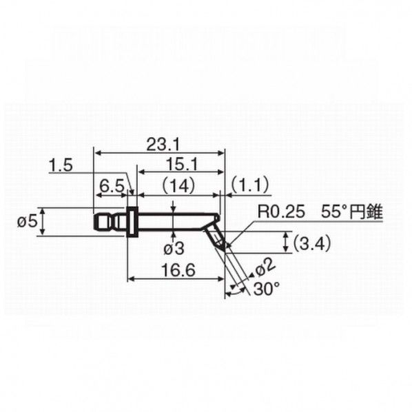 RONDCOM用測定子 コーナー
